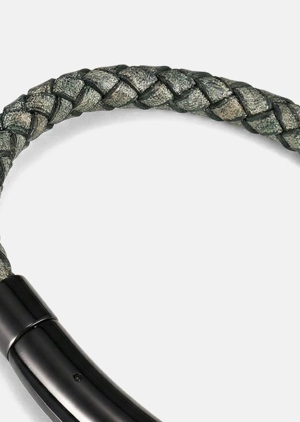 Bransoletka skórzana Talon Weave