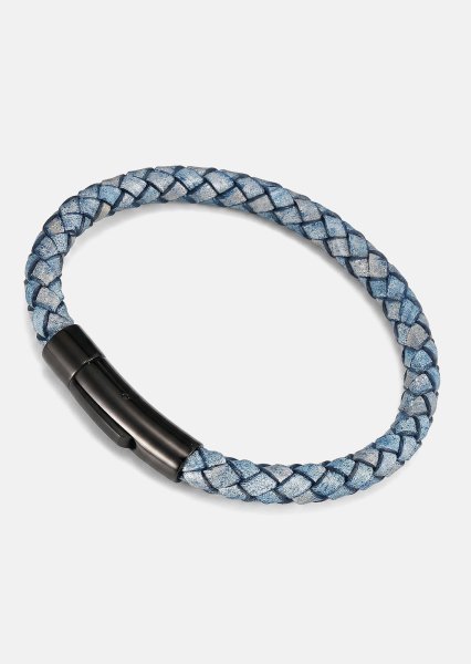 Bransoletka skórzana Ocean Weave