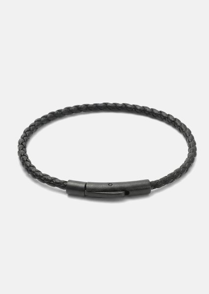 Bransoletka skórzana Obsidian Loop