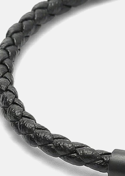 Bransoletka skórzana Obsidian Loop