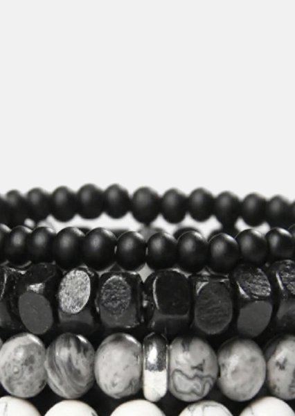 Bransoletka z koralików Obsidian Nexus