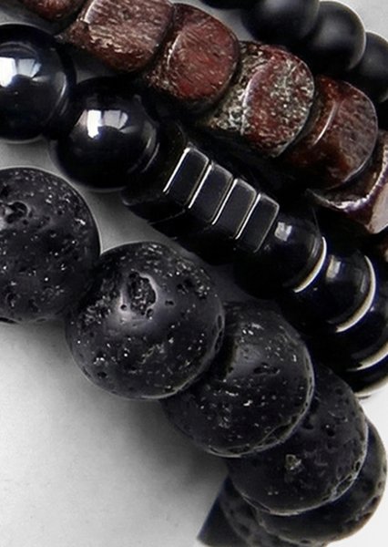 Bransoletka z koralików Obsidian Knack