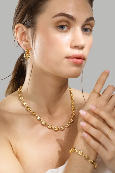 Naszyjnik Bold Chain - 18k Gold Plated