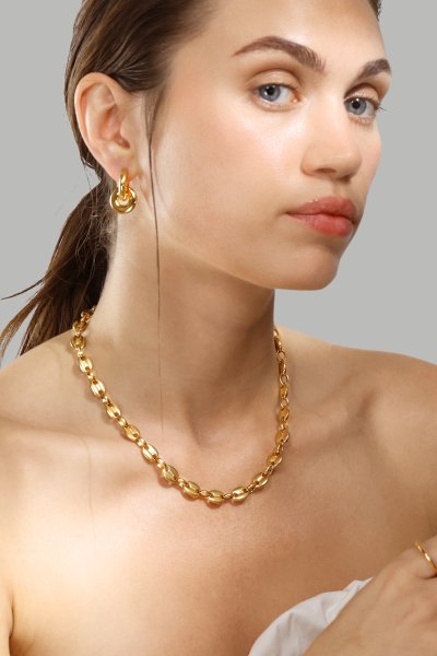 Naszyjnik Bold Chain - 18k Gold Plated
