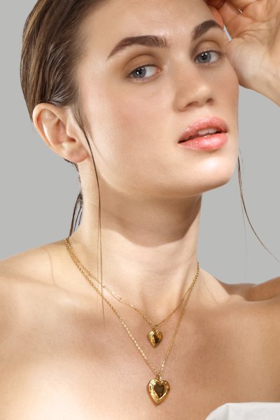 Naszyjnik Golden Heart Mini - 18k Pozłacany