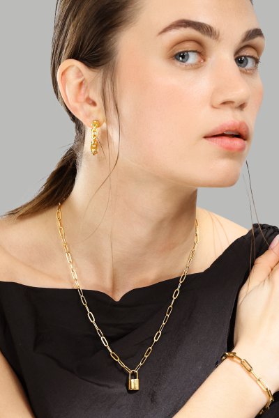 Bransoletka Link Luxe - 18k Pozłacana