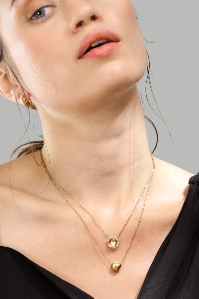 Naszyjnik Heart of Gold – 18k Pozłacany