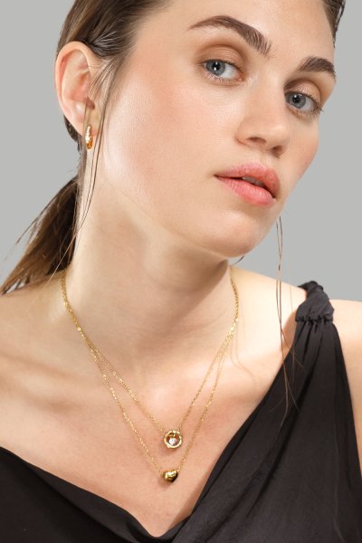 Naszyjnik Golden Heart – 18k Pozłacany