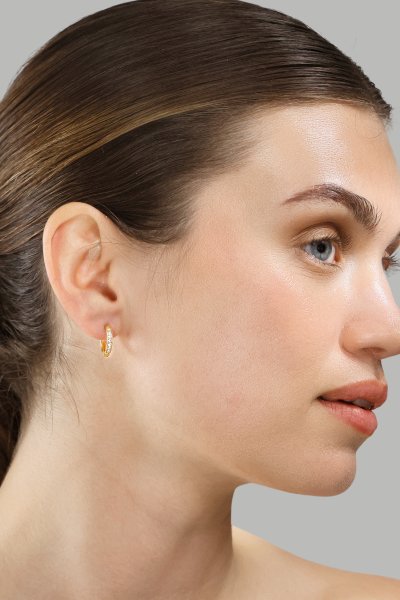 Kolczyki Golden Spark – 18k Pozłacane
