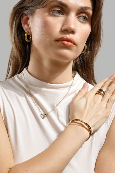 Naszyjnik Orbit – Silver Plated