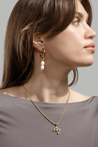 Amulet A-N Naszyjnik – 18k Gold Plated