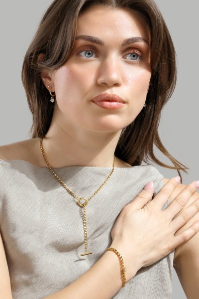 Kolczyk Luxe Whisper - 18k Pozłacany