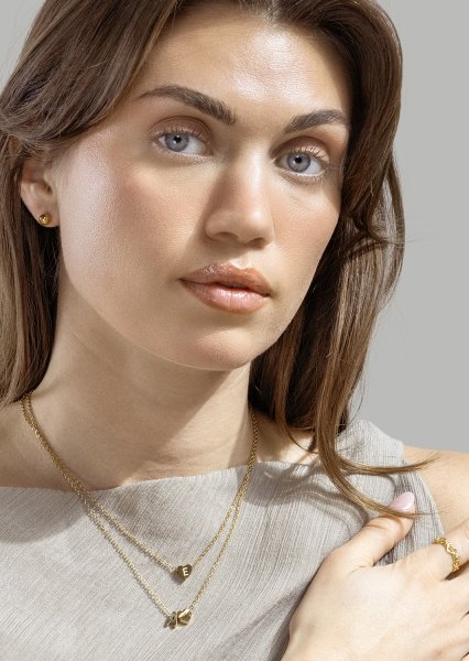 Timeless Orb Earrings - 18k Gold Plated