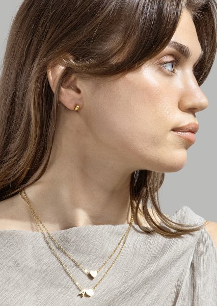 Timeless Orb Earrings - 18k Gold Plated