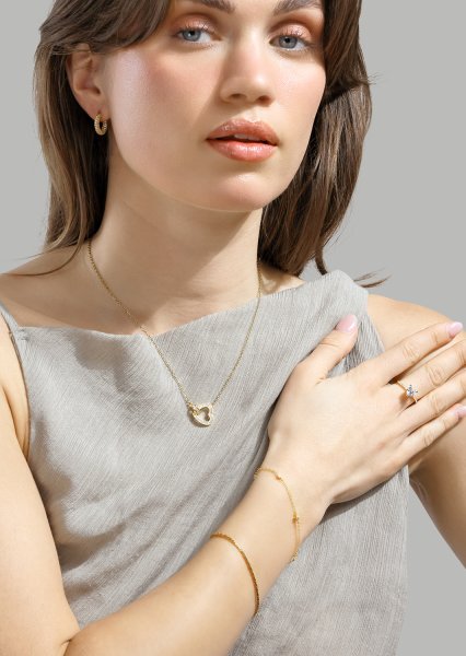 Bransoletka Starlight Charm - 18k Gold Plated