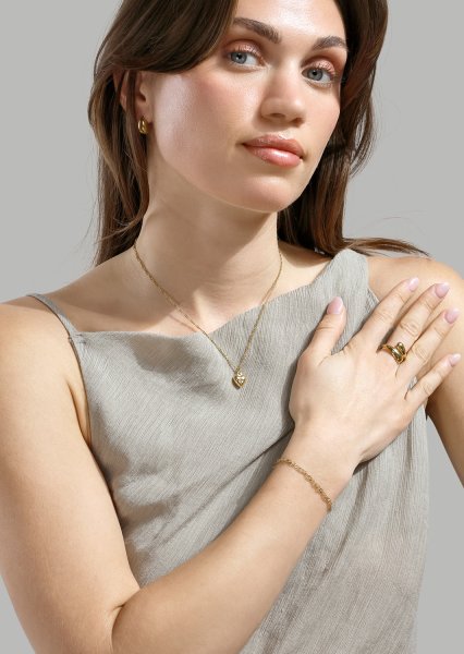 Bransoletka Twist Whisperer - 18k Pozłacana