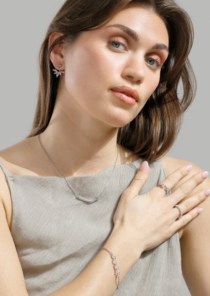Marisol Pierścionek - Silver Plated