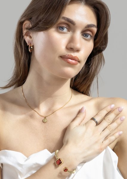 Bransoletka Rose - 18k Gold Plated