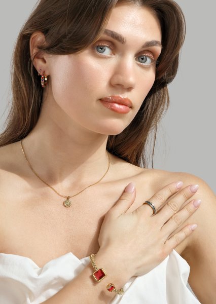Bransoletka Rose - 18k Gold Plated