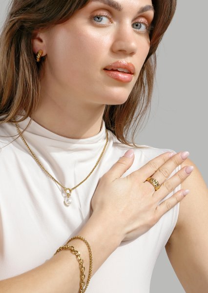 Bransoletka Anchor – 18k Pozłacana