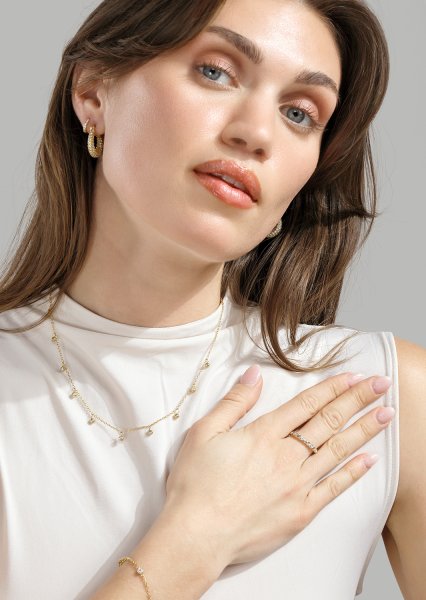 Pure Radiance Naszyjnik – 18k Pozłacany