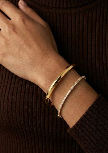 Bransoletka Serenya Line - 18k Pozłacana