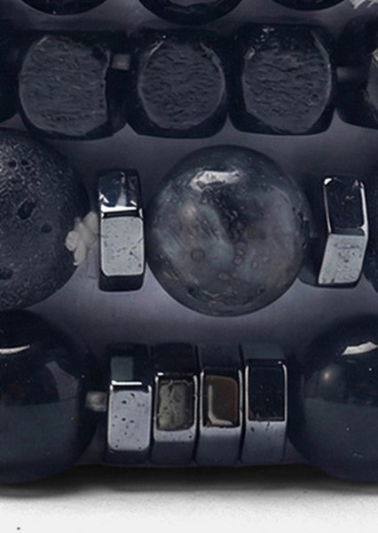 Bransoletka z koralików Obsidian Edge