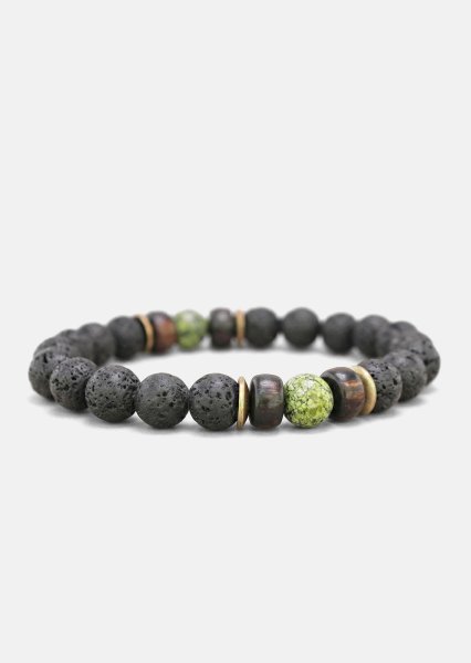 Bransoletka z koralików Obsidian Whirl