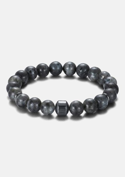 Bransoletka z koralików Obsidian Charm