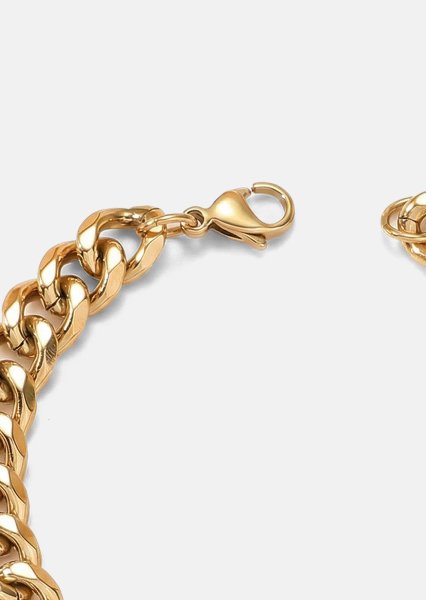 Bransoletka Noble Edge - 18k Pozłacana