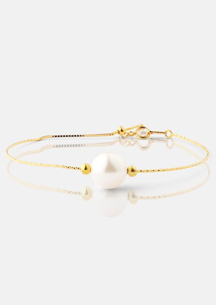 Bransoletka Pearl Aura - 18k Pozłacana