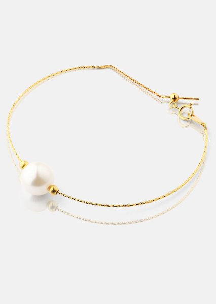 Bransoletka Pearl Aura - 18k Pozłacana