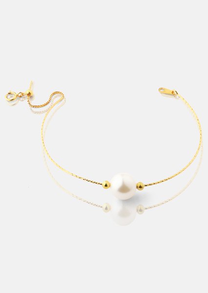 Bransoletka Pearl Aura - 18k Pozłacana