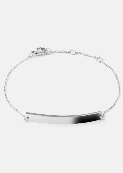 Bransoletka Sleek Elegance - Posrebrzana