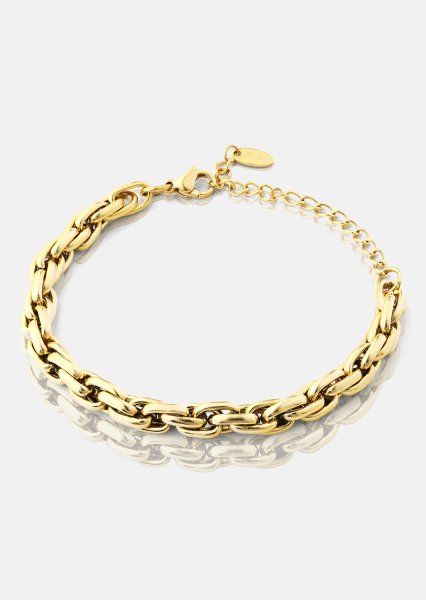 Bransoletka Shine Link - 18k Pozłacana