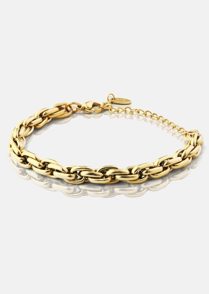Bransoletka Shine Link - 18k Pozłacana
