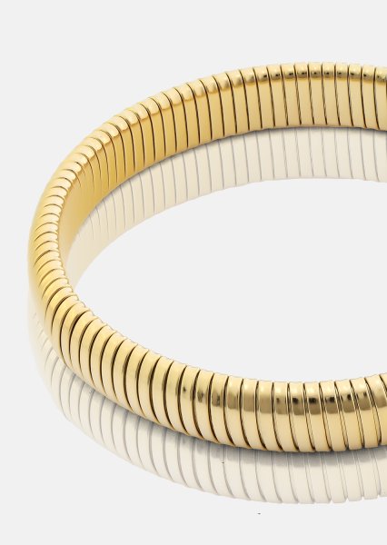 Bransoletka Sculpted Coil - 18k Pozłacana