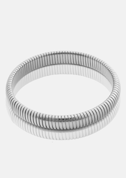 Bransoletka Sculpted Coil - Posrebrzana