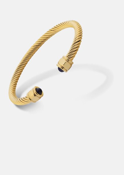 Bransoletka Aumaura Blue - 18k Pozłacana