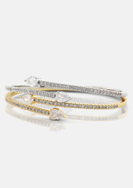 Bransoletka Lumière Spark Stack - 18k Pozłacana