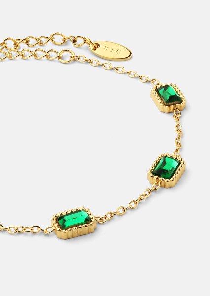 Bransoletka Verdant - 18k Pozłacana
