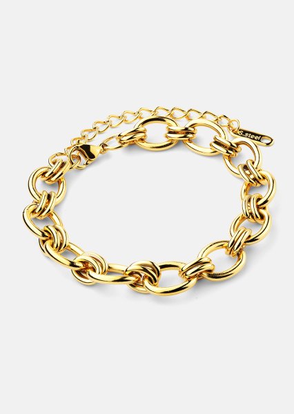 Bransoletka The link - 18k Pozłacana