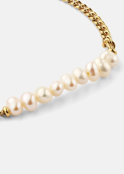 Bransoletka Golden Pearl Chain - 18k Pozłacana