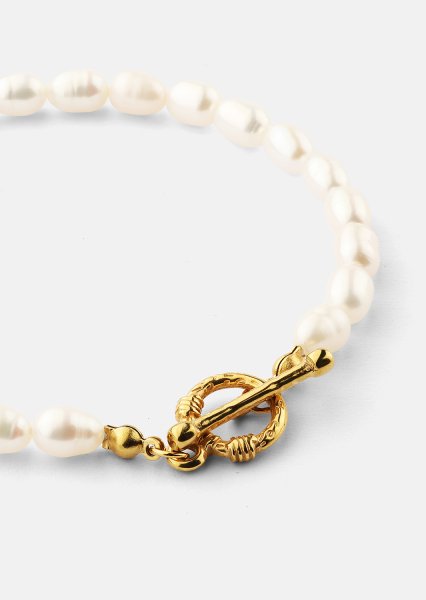 Bransoletka Classic Pearl - 18k Gold Plated