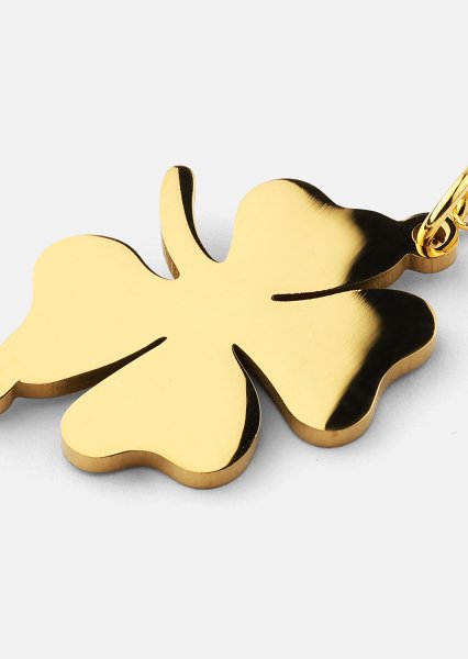 Golden Clover Charm Bracelet - 18k Pozłacana
