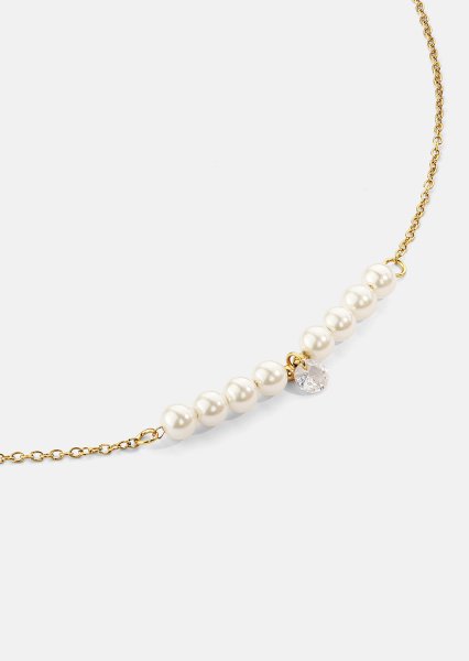 Naszyjnik Moonlet Grace - 18k Pozłacany