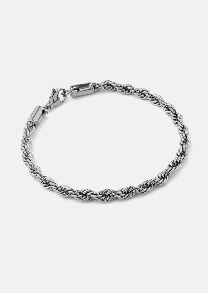 Bransoletka Twist – Posrebrzana