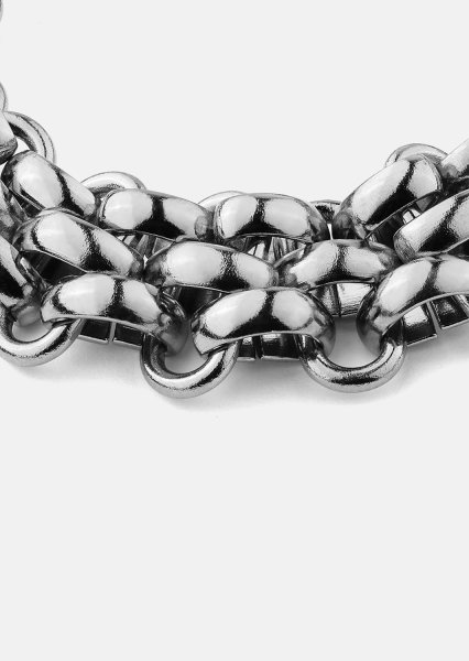 Bransoletka Silver Link - Posrebrzana