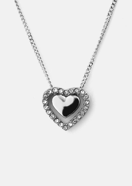 Naszyjnik Heart Glow – Posrebrzany