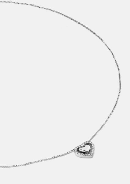 Naszyjnik Heart Glow – Posrebrzany